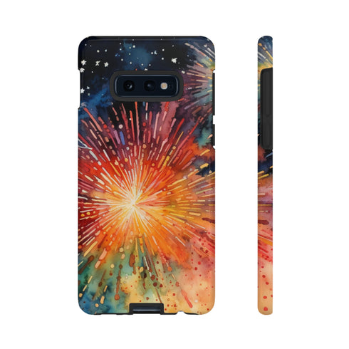 Summer Fireworks in Watercolor - Impact Resistant Phone Case